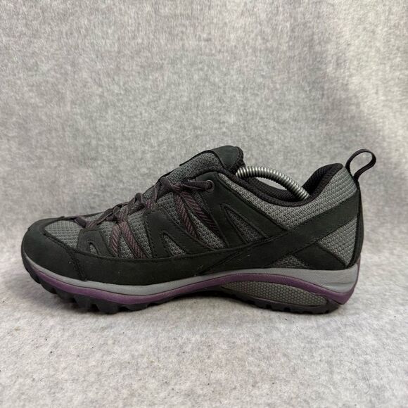 Merrell Womens Shoes Size 7 Siren Edge 3 Grey Purple Outdoors Hiking Sneakers - Picture 7 of 9
